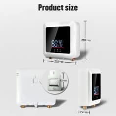 Digital blood pressure monitor with large LCD display, compact size for easy use, and adjustable cuff for accurate readings. Ideal for home and clinic healthcare.