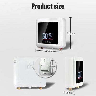 Digital blood pressure monitor with large LCD display, compact size for easy use, and adjustable cuff for accurate readings. Ideal for home and clinic healthcare.