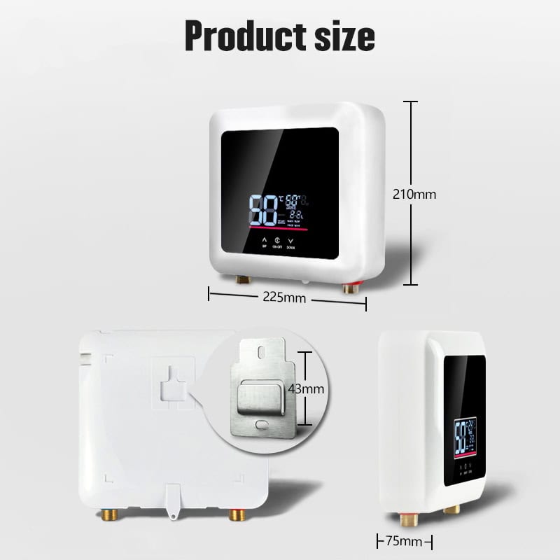 Digital blood pressure monitor with large LCD display, compact size for easy use, and adjustable cuff for accurate readings. Ideal for home and clinic healthcare.