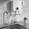 Automatic instant water heater for kitchen use, wall-mounted hot water dispenser, energy-efficient electric boiler, modern design, reliable plumbing fixture, ideal for domestic or commercial settings.