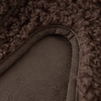 Soft brown faux fur with cushioned insole, stylish and comfortable footwear suitable for cold weather and everyday wear. Perfect for enhancing your fashion with warmth and comfort.