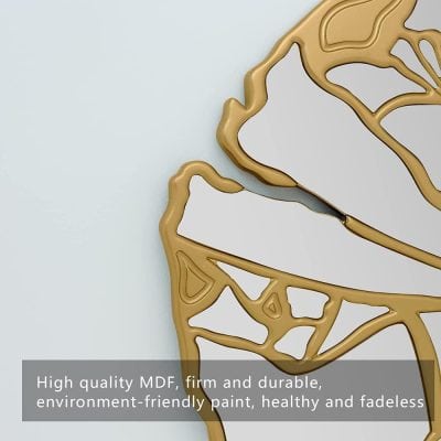 Elegant gold face-shaped jewelry holder for stylish display and organization.