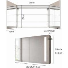 Versatile white display shelf with adjustable shelving and modern design, perfect for retail or medical store organization.