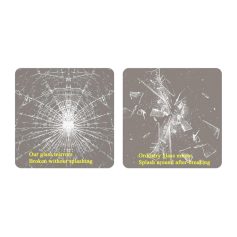 Shattered glass mirror comparison defect repair monalisa store.
