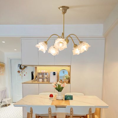 Deluxe kitchen and dining area with modern lighting and elegant decor, perfect for family meals and gatherings.