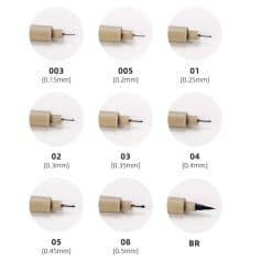 0.003 (0.15mm) monalisa medical tattoo pen needle, precise permanent makeup tattoo needle for cosmetology, specialized dermal ink application tools.