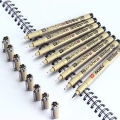 Micron permanent makeup pens and cartridges for cosmetic tattooing at Monalisa Store. High-quality, precision tools for flawless eyebrow, eyeliner, and lip pigmentation.