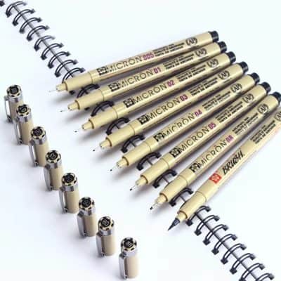 Micron permanent makeup pens and cartridges for cosmetic tattooing at Monalisa Store. High-quality, precision tools for flawless eyebrow, eyeliner, and lip pigmentation.