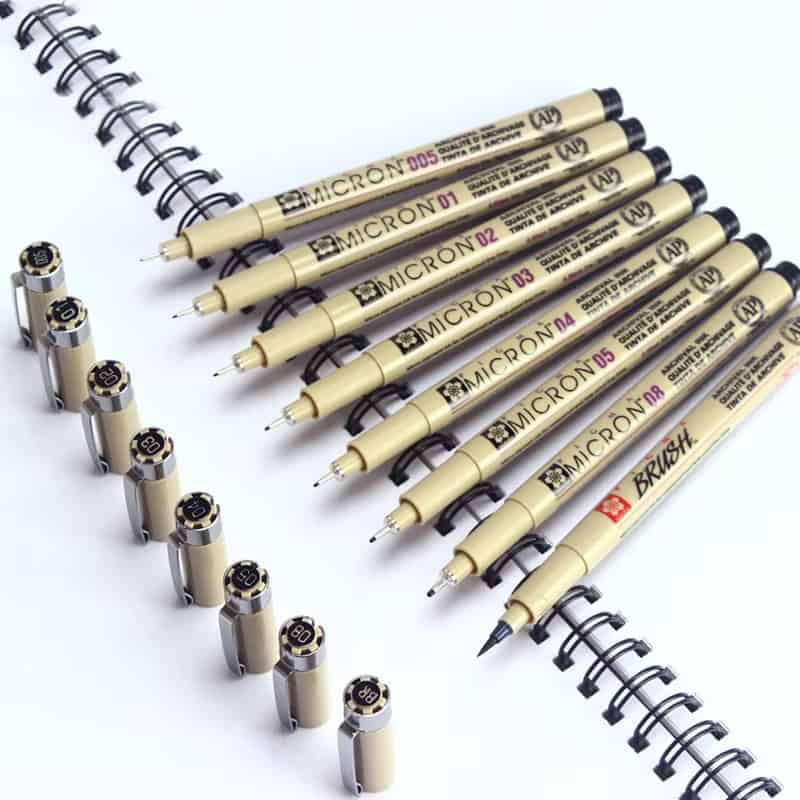 Micron permanent makeup pens and cartridges for cosmetic tattooing at Monalisa Store. High-quality, precision tools for flawless eyebrow, eyeliner, and lip pigmentation.