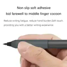 Non slip soft adhesive bid farewell to middle finger cocoon, reducing writing fatigue and hand strain, with a soft touch that enhances writing comfort and control for everyday use.