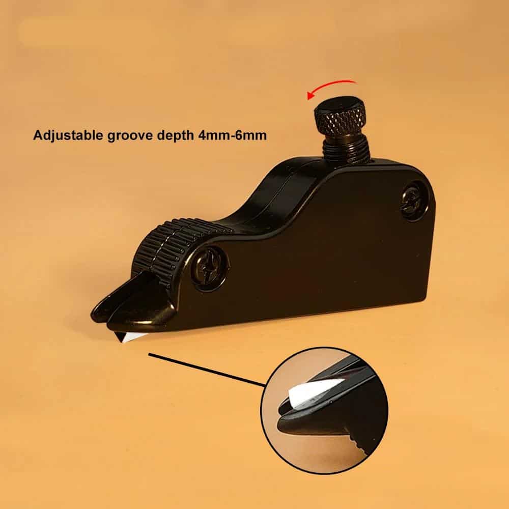 Durable orthodontic tool with adjustable groove depth from 4mm to 6mm, featuring ergonomic design for precise dental procedures.