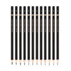 Black eyebrow pencils with gold accents, perfect for precise makeup application at Monalisa Store.