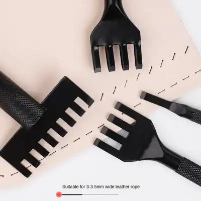 Effortless eyelash extension removal tools for professional use, compatible with 3-3.5mm wide leather ropes, featuring durable black handles and precise slotted heads for safe, efficient lash removal.