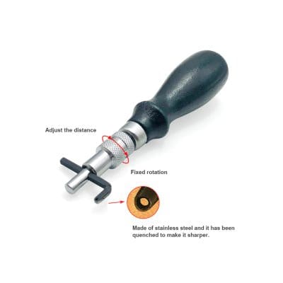 Precision optometry adjustment tool for eyeglasses with fixed rotation and adjustable distance, made of quenched stainless steel. Perfect for eyewear maintenance and fine-tuning at MonalisaStore.