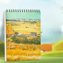Vibrant Monet-inspired floral calendar featuring lush garden scenes, perfect for home or office décor and promoting elegance in your space.