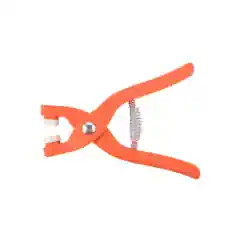 Light blue plastic hand exerciser, finger strength trainer, grip strengthening tool for rehabilitation and fitness, ergonomic design for hand therapy, Monalisa Medical store.