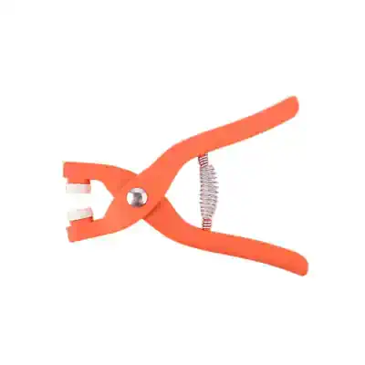 Light blue plastic hand exerciser, finger strength trainer, grip strengthening tool for rehabilitation and fitness, ergonomic design for hand therapy, Monalisa Medical store.