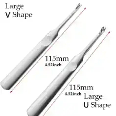 Precision dental exploration tools for orthodontics and dentistry settings. Made from stainless steel, 115mm length, available in V and U shapes for accurate diagnosis and treatment.