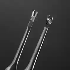 Stainless steel eyelash curlers for eyelash extension and eyelash extension tools, professional grooming equipment for beauty salons and personal use.