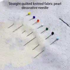 Colorful sewing pins decorative for textile crafts and embroidery projects at Monalisa Store.