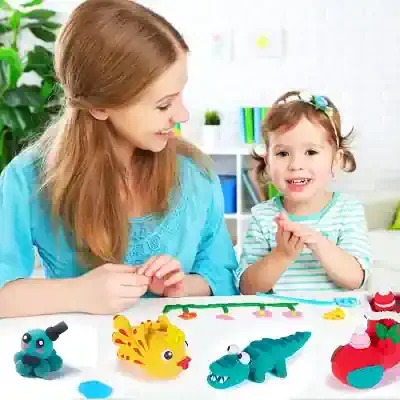 Colorful educational toys for children promoting creativity and developmental skills at Monalisa Store.