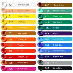 Bright yellow pigment for eye makeup, Lemon Yellow, ideal for vibrant eye looks and creative cosmetics.