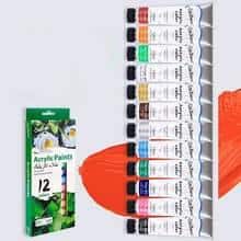 Purple paint sample set with 12 colors ideal for home decor projects and painting supplies for DIY enthusiasts.