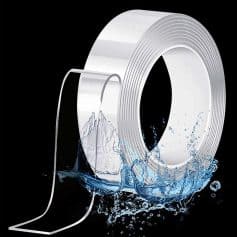 Roll of medical adhesive tape with water splashes, medical supplies for health and wound care, clear medical tape for first aid, healthcare accessories at Monalisa Medical Store, opt for quality medical tapes.
