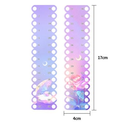 Colorful contact lens case tabs with moon and star motifs, ideal for optical and eye care storage, decor, and organization, featuring pastel shades and whimsical celestial designs for easy label sorting.
