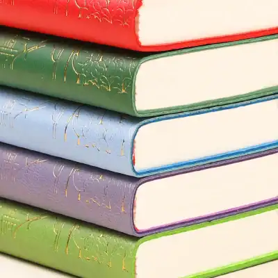 Colorful notebooks with embossed gold accents, ideal for medical professionals, clinics, or healthcare providers. Perfect for note-taking, patient records, or medical documentation at Monalisa Store.