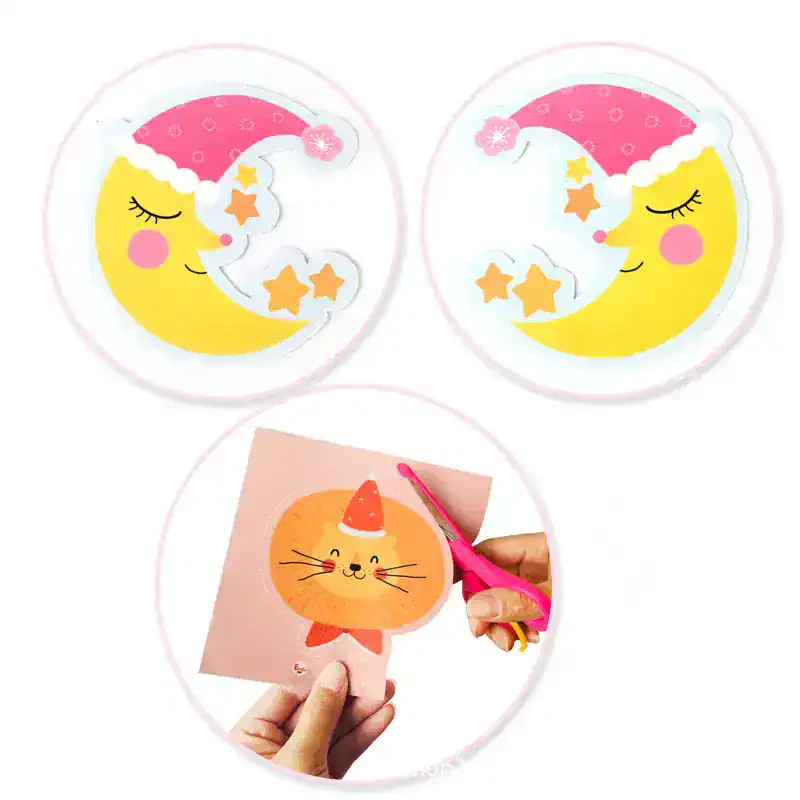 Moon and star sleep mask with Christmas hat design, cute and cozy sleep accessory for kids and adults, perfect for holiday gift-giving on Monalisa Store website adding holiday cheer and comfort.