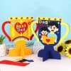 Colorful DIY Father’s Day mug craft kit for kids, perfect gift for Dad, creative handmade project, family activity, decorative gift idea, fun craft for children, Monalisa Medical, opt.