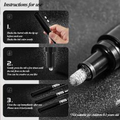 Eyedropper pen for contact lens or eye drop medication, Monalisa Store optometry supplies Translucent powder or pigment, ideal for eye makeup and cosmetics, perfect for professional or personal use, Monalisa Store optometry supplies Eye marker pen, used for marking lenses or optical components, professional eye care tools, Monalisa Store optometry supplies.