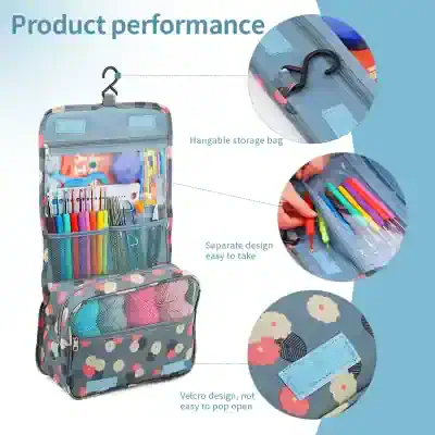 Portable ophthalmic instrument storage bag with multiple compartments, perfect for organizing eye care tools and accessories at Monalisa Store.