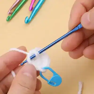 Acrylic yarn, crochet hook, colorful safety pins, needle craft, knitting, DIY sewing supplies, crafting tools, Monalisa Store, fitness and knitting accessories, craft and crochet equipment, versatile crafting supplies, knitting and crochet tools, essential knitting accessories, crochet starter kit, handmade crochet projects.