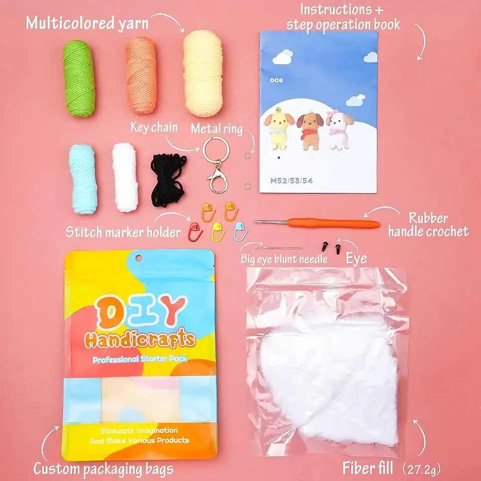 Yarn multicolored embroidery thread for DIY crafts, knitting, and sewing projects.