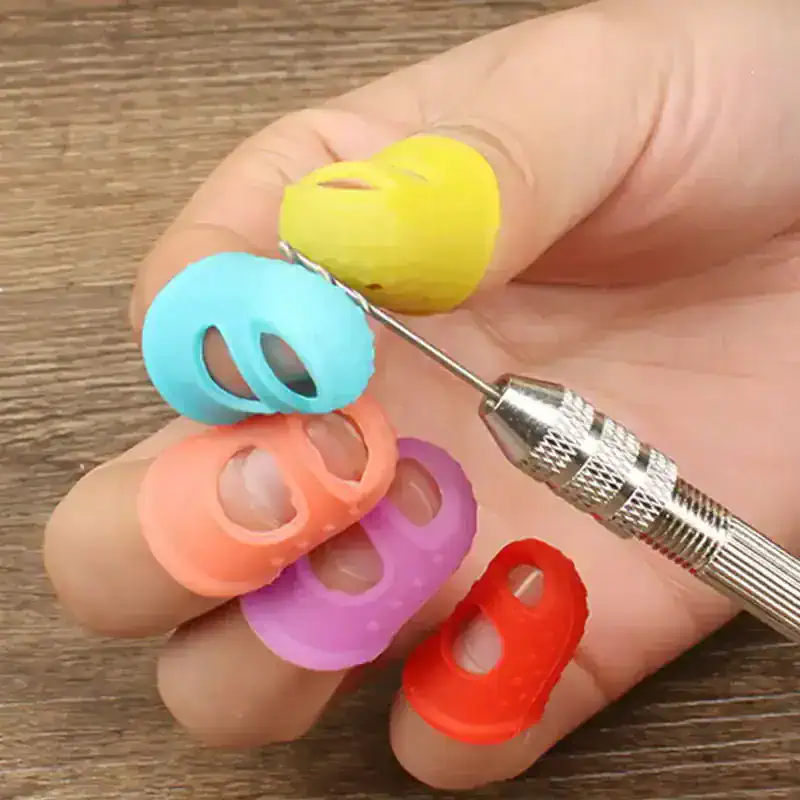 Colorful silicone nail art tips in various pastel shades for nail customization and enhancements. Perfect for professional or DIY manicures and pedicures.