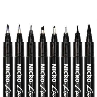 Fine Tip Permanent Marker for precise writing and drawing, ideal for labeling and detailed artwork, available at Monalisa Store for creative professionals and students.