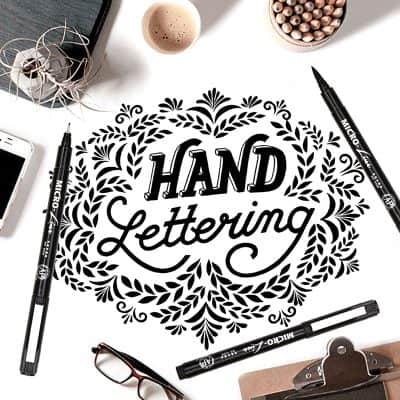 Home decor artwork, hand lettering design, black and white floral calligraphy, creative calligraphy art, decorative lettering for posters and signs.