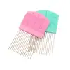 Pink and green acupressure hair removal depilatory wax strips with stainless steel applicators, acne treatment, and skin exfoliation tools from Monalisa Store.