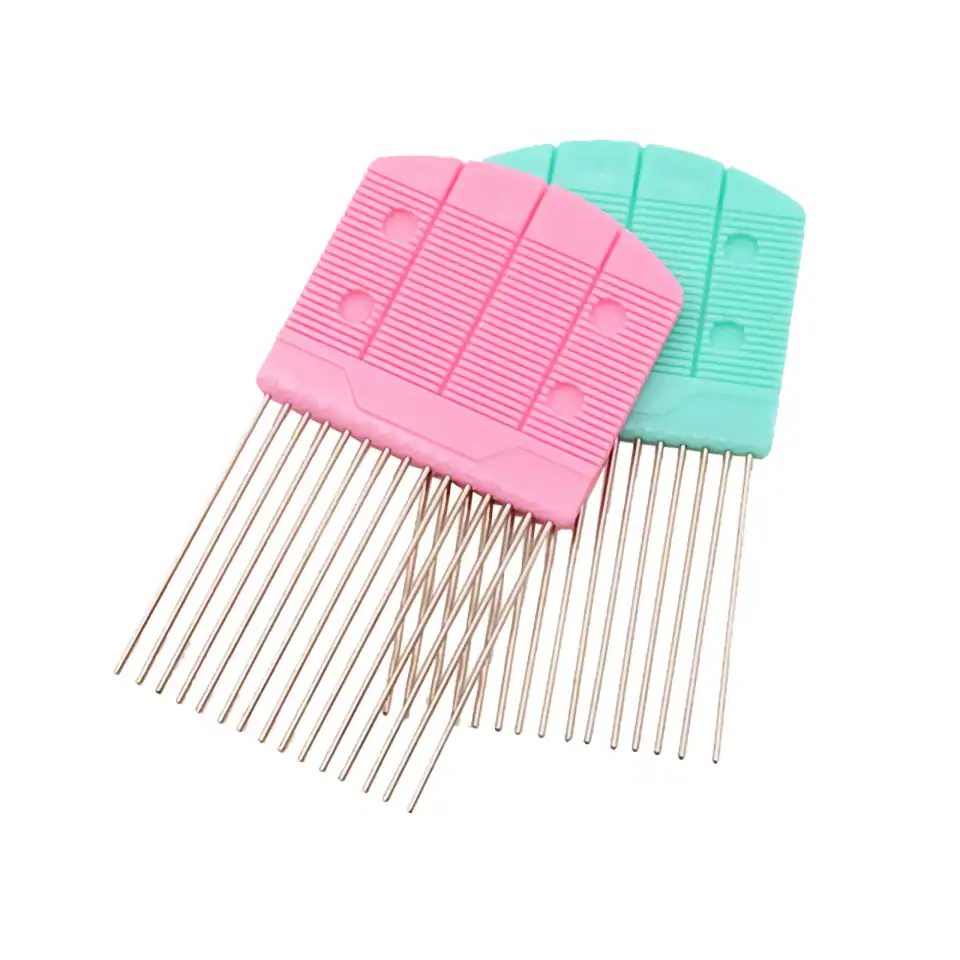 Pink and green acupressure hair removal depilatory wax strips with stainless steel applicators, acne treatment, and skin exfoliation tools from Monalisa Store.