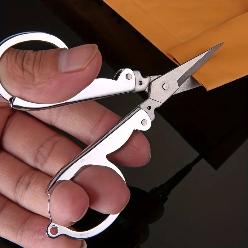 Precision manicure scissors with stainless steel blades for detailed grooming at Monalisa Medical Store. Perfect for precise trimming and personal care.