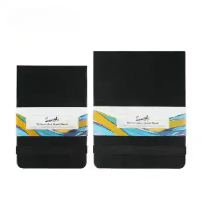Watercolor Hand Book, artistic watercolor sketchbook for artists and students, compact portable watercolor notebook for art projects and color blending, ideal for creative work.