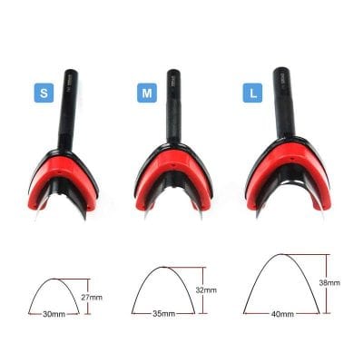 Flexible protractor set for precise angle measurement, available in small, medium, and large sizes for diverse scientific, educational, and technical applications.