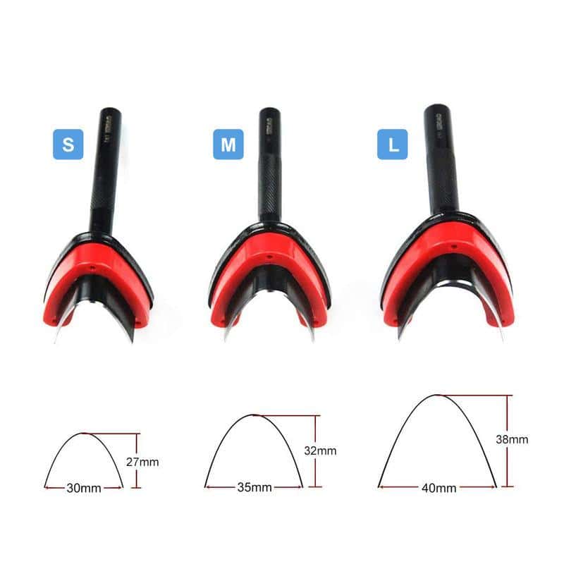 Flexible protractor set for precise angle measurement, available in small, medium, and large sizes for diverse scientific, educational, and technical applications.