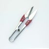 High-quality surgical scissors with red handles, stainless steel blades, and ergonomic design for precise medical procedures.
