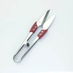 High-quality surgical scissors with red handles, stainless steel blades, and ergonomic design for precise medical procedures.