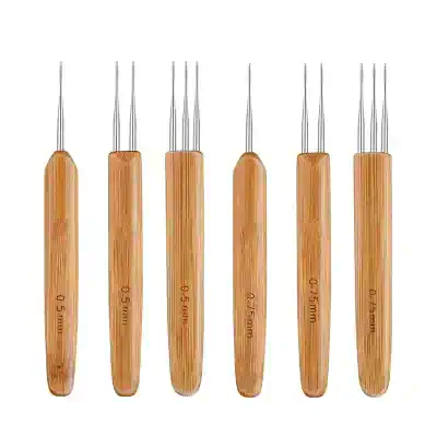 Fine dental scalpel blades with wooden handles, suitable for precise oral and dental procedures. Assorted sizes for dental surgeries and cleaning.