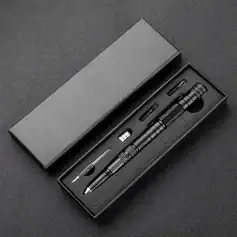 High-precision laser pointer pen with accessories in black box for optometry and medical purposes.
