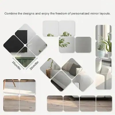 Reflective modern wall mirrors with customizable designs, perfect for home decor and enhancing interior aesthetics in living rooms, bedrooms, and bathrooms.